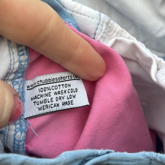 Vintage 80's Chubbies Boomshakalaka Colorblock casual Shorts, sz small - Picture 5 of 6